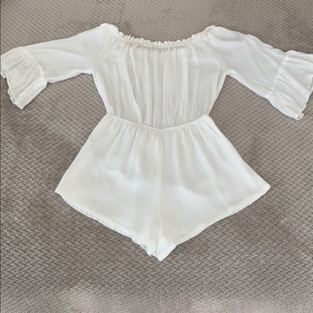 Topshop White Romper